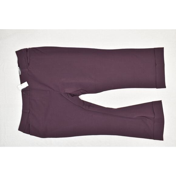 NEW Lane Bryant Women's Houston Trouser Wide Leg Pants Purple Size 28 NWT - Picture 2 of 8